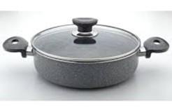 Arselon 2 Parça 30 cm Granit Basık Tencere