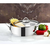 Evimsaray 2 Parça 24 cm Granit Basık Tencere