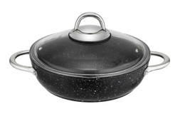 Neva N3109 2 Parça 30 cm Paslanmaz Çelik Basık Tencere