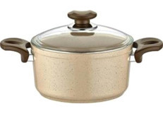 Gülsan Safran 2 Parça 24 cm Granit Derin Tencere