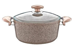 Oms Collection 2 Parça 20 cm Emaye Derin Tencere