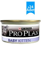 Pro Plan Yavru Tavuk Ezme Yaş Kedi Maması 24x85 gr