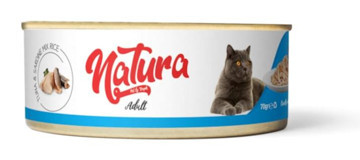 Natura Yetişkin Sardalya-Ton Balığı Ezme Yaş Kedi Maması 70 gr