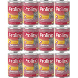 ProLine Yetişkin Somonlu Parça Etli Yaş Kedi Maması 12x400 gr