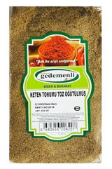Gedemenli Toz Öğütülmüş Glutensiz Keten Tohumu 500 gr
