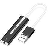Alfais USB 3.5 mm Tek Girişli 7.1 USB Ses Kartı