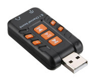 Derwell USB 3.5 mm Tek Girişli 8.1 Harici Ses Kartı