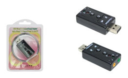 Hadron HD4177 USB 3.5 mm Tek Girişli 7.1 Harici Ses Kartı