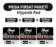 Sleepy Black Premium Plus Organik 48'li Hijyenik Ped 3 Adet