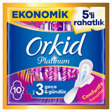 Orkid Platinum Gece&Gündüz 10'lu Hijyenik Ped