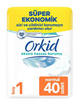 Orkid Ekstra Hassas Cesaret 40'lı Hijyenik Ped