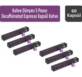 Kahve Dünyası 5 Peace Decaffeinated Espresso 60'lı Kapsül Kahve