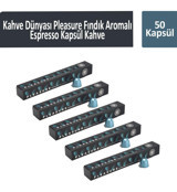 Kahve Dünyası Pleasure Fındık Aromalı Espresso 50'li Kapsül Kahve