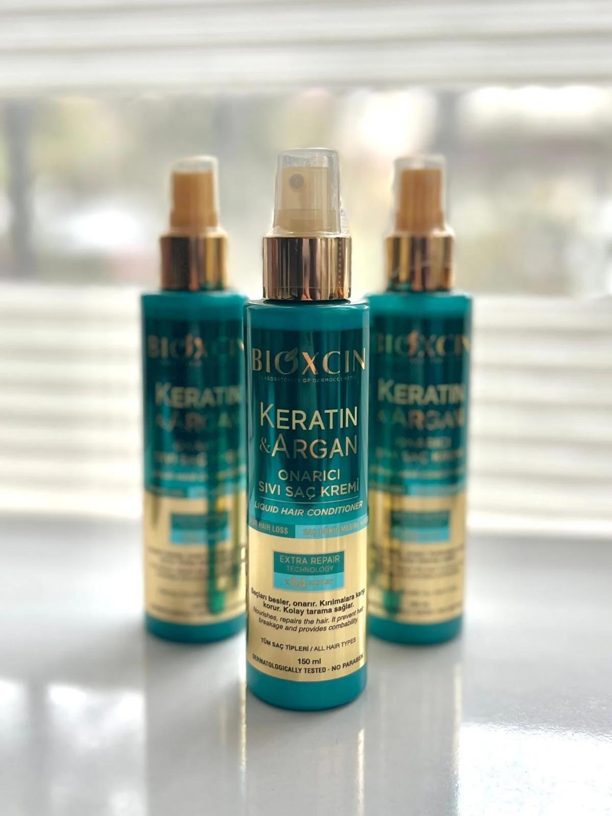 Bioxcin Biotin Keratin Onarıcı Tüm Saçlar İçin Durulanmayan Unisex Saç Kremi 3x150 ml