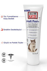 Biokatze Malt B Vitamini Tüy Dökme Yetişkin Kedi Vitamini Macun 100 gr