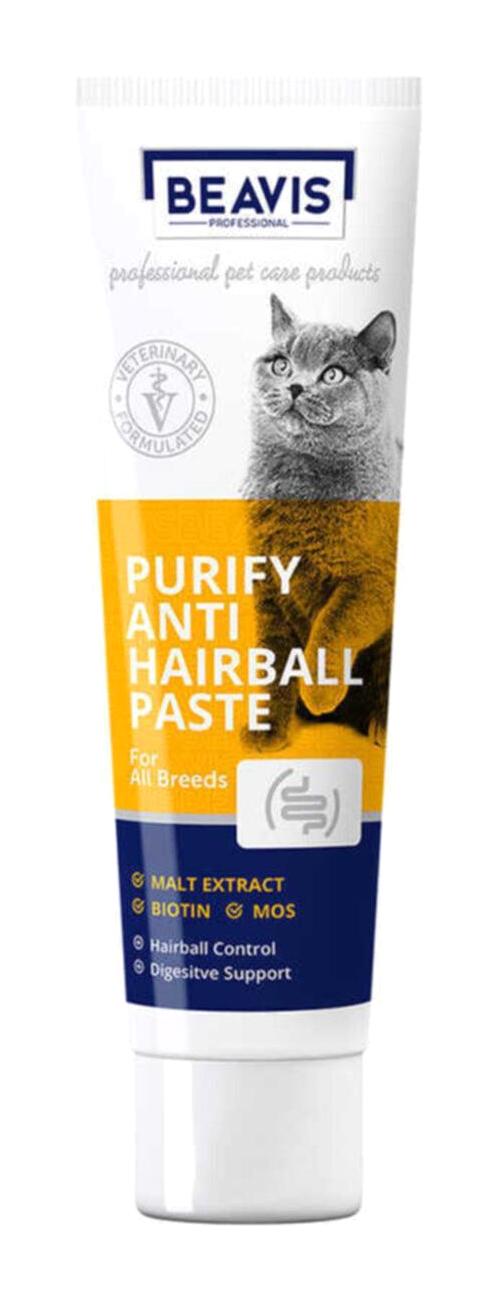 Beavis Purify Anti Hairball B Vitamini Tüy Dökme Yetişkin Kedi Vitamini Macun 100 ml
