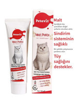 Petavit Hairball B Vitamini Tüy Dökme Yetişkin Kedi Vitamini Macun 100 gr