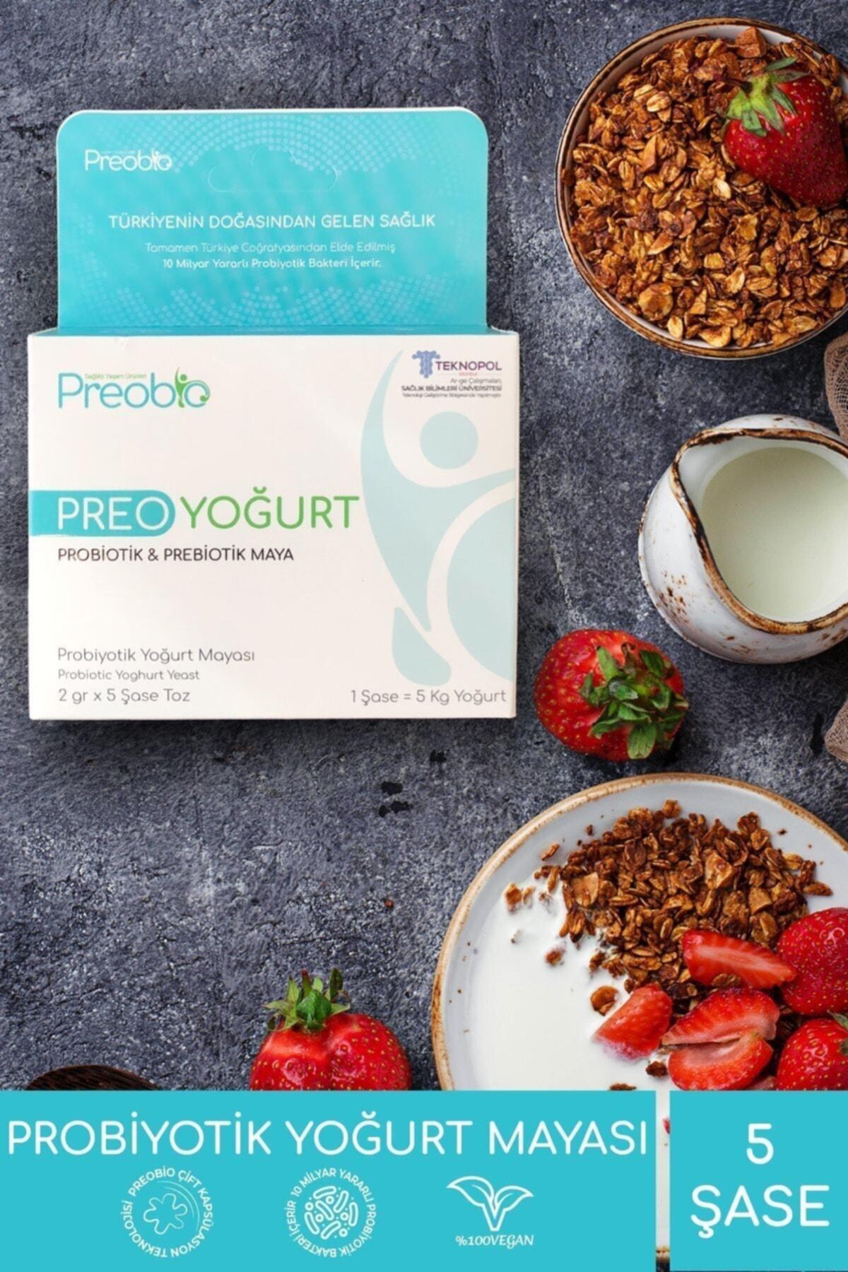 Preobio Yaş Probiyotik Vegan Yoğurt Mayası 5x2 gr