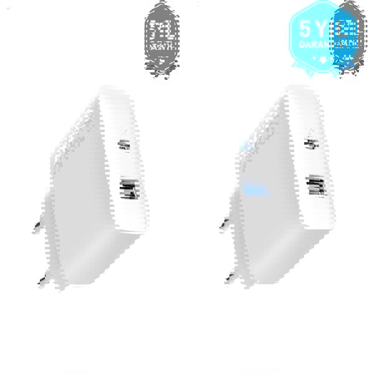 Anker A2348 Universal USB Type C Kablosuz 20 W Çoklu Şarj Aleti Beyaz