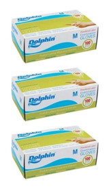 Dolphin Beyaz Medium 3 x 100 Adet Bulaşık Eldiveni