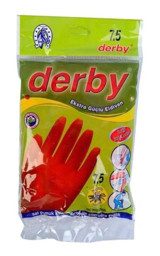 Derby No 7 Kırmızı Small 1 Çift Bulaşık Eldiveni