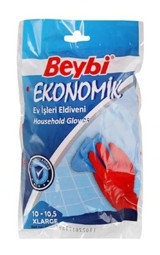 Beybi Kırmızı XLarge 25 Çift Bulaşık Eldiveni