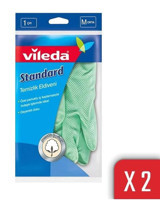 Vileda No 8 Yeşil Medium 2 Çift Temizlik Eldiveni