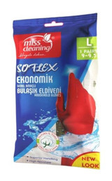 Miss Cleaning Kırmızı Large 1 Çift Bulaşık Eldiveni