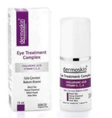 Dermoskin Treatment Complex Tüm Ciltler için C Vitaminli Göz Çevresi Krem Pompalı 15 ml