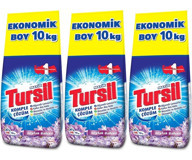 Tursil Leylak Bahçesi Renkliler ve Beyazlar İçin 198 Yıkama Toz Deterjan 3x10 kg