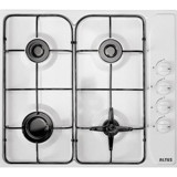 Altus 84 GD Emaye 4 Gözlü Wok Gözü Doğalgazlı Set Üstü Beyaz Ocak