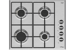 Tommatech TAO6007IM Metal 4 Gözlü Gazlı Ankastre Inox Ocak