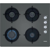 Siemens EO6C9PO00O iQ100 Gri Cam 4 Gözlü Gazlı Ankastre Ocak
