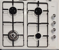 Çetintaş 545 TD DG Emaye 4 Gözlü Wok Gözü Gazlı Set Üstü Beyaz Ocak