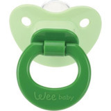 Wee Baby 6-18 Ay Ortodontik Damaklı Silikon Emzik Yeşil