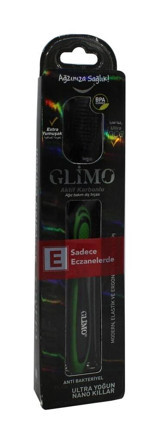 Glimo Yumuşak Manuel Diş Fırçası Siyah