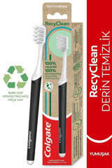 Colgate Recyclean Yumuşak Manuel Diş Fırçası Siyah