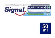 Signal Üçlü Koruma Naneli Florürlü Diş Macunu 2x50 ml