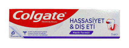Colgate Nazik Formül Naneli Florürlü Diş Macunu 75 ml