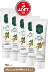 Eyüp Sabri Tuncer Misvak Özlü Organik Florürsüz Diş Macunu 5x90 ml