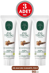 Eyüp Sabri Tuncer Karanfil Özlü Organik Florürsüz Diş Macunu 3x90 ml