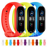 Xiaomi Jel Liquid Mi Band 5 Silikon Yetişkin Akıllı Saat Kordonu Çok Renkli