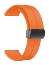 Xiaomi Zore KRD-84 Amazfit Pace Silikon 22 mm Yetişkin Akıllı Saat Kordonu Turuncu