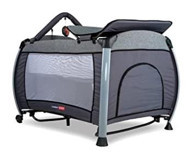 Tommybaby Sleepy Alüminyum 25 kg Kapasiteli Ayarlanabilir Taşınabilir Ara Katlı 70x110 cm Park Yatak Gri