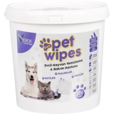 Vebox Easy Pet Wipes Kova 300 Yaprak Islak Mendil