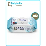 Babybella Ocean 120 Yaprak 12'li Paket Islak Mendil
