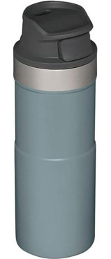 Stanley Classıc Trıgger-actıon Paslanmaz Çelik 350 ml Bardak Outdoor Termos Buz Mavisi