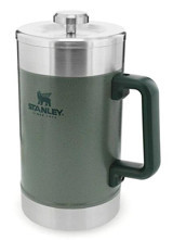 Stanley Klasik Paslanmaz Çelik 1.4 lt French Press Outdoor Termos Yeşil
