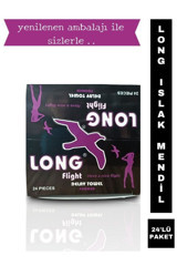 Long 24 Yaprak 2'li Paket Islak Mendil