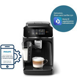 Philips LatteGo 1500 W Çelik Kapsülsüz Öğütücülü Tam Otomatik Espresso Makinesi Siyah